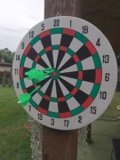 Dart tarcza gra w rzutki zręcznościowa dwustronna