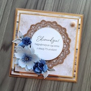 kartka na 50, 60, 70, 80 urodziny w pudełeczku