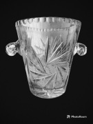 Wiaderko pojemnik na szampana kryształ PRL