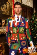 Swiąteczny Garnitur Męski OppoSuits 50 Unikat Rare Idealny !
