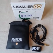 Mikrofon krawatowy Rode Lavalier GO, pełny zestaw, jak nowy (Po zwrocie)