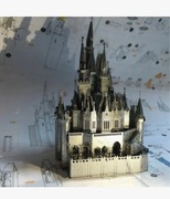 Metalowe puzzle 3D – Zamek do składania,14+