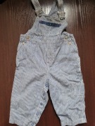 H&M baby 9, 12 miesięcy 80cm świetne ogrodniczki rozpinane  jak za darmo 