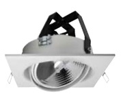 Lampy Megaman Owen białe pojedyncze F13217RC - źródło AR111 GU10