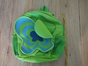 Śliczny zielony PLECACZEK z motylkiem do przedszkola 