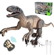 ZDALNIE STEROWANY DINOZAUR KIZMYEE REALISTYCZNY VELOCIRAPTOR + PILOT