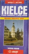 PLAN MIASTA - KIELCE NOWE NAZWY ULIC