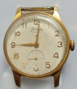 PIĘKNY STARY MĘSKI ZEGAREK POBEDA POBIEDA POZŁACANY - UNIKAT