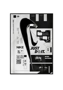 Plakat A3 42x30 Nike Y2K do pokoju
