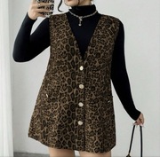 Sukienka damska nowa w panterkę rozmiar 44