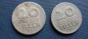 Moneta Węgry 20 fillerów 1976