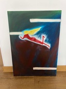 Obraz ręcznie malowany unikat "Małgorzata bez Mistrza"