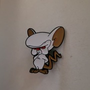 przypinka pin metalowy MÓZG