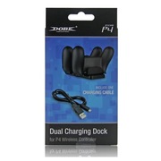 Ładowarka na dwa kontrolery PS4 - DOBE (NOWA)