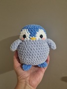 Pingwinek na szydełku,przytulanka,handmade