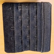 Przedłużacz do biustonosza Kris Line 5 haftek czarny