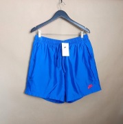 Nike spodenki męskie XL niebieskie szorty treningowe logo pas 41-55 cm