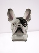Figura Dekoracja Pies Głowa Buldog Francuski