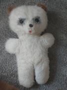 Biały miś vintage z lat 90