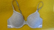Biustonosz damski bawełna cienka gąbka Calvina Klein roz.75 C j.nowy