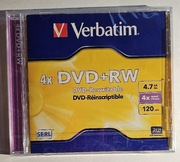 VERBATIM DVD+RW 4.7GB 4x 120min. 1szt.