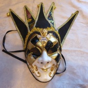 Maska Wenecka Joker w stylu maski Boris Brejcha