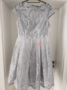 Nowa sukienka Chi Chi London uk.14 szara