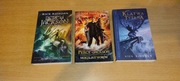 Percy Jackson i bogowie Olimpijscy - 3 tomy - Rick Riordan. Całość za 60zł.