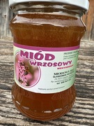 Miód wrzosowy 2025. 650g-500 ml