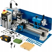MINI TOKARKA DO METALU 0-2500 OBR/MIN, 550W Metalowe przekładnie + osprzęt
