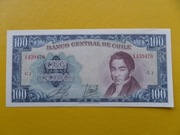 Chile 100 Escudos 1962-1975 Pick 141 UNC 