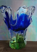 Zabytkowy śliczny czeski wazon projektu Josefa Hospodka.