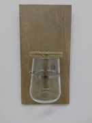 Ozdoba drewno-szkło