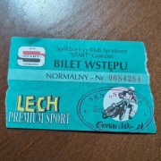 Bilet Gniezno żużel speedway normalny 