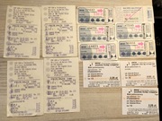 Stare bilety PKP SKM 13 szt.