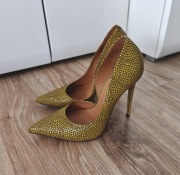 Kazar Natalie piękne wysokie szpilki skóra rozmiar 37