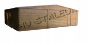 Garaż blaszany 8x6 profil zamknięty, ocynk premium