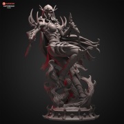 Figurka druk 3D żywica 12K " Sylvanas Shadowlands - F1033 " - 150 mm