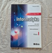 Podręcznik Informatyka dla szkół ponadpodstawowych 1