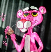 Obraz Różowa Pantera 