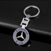 Metalowy brelok do kluczy z logo Emblemat Mercedes Benz