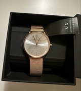 Armani Exchange damski zegarek złoto srebrny oryginalny