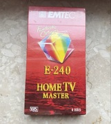 Kaseta VHS Emtec E-240 Home TV Master - nowa