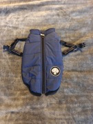 Granatowa kamizelka dla psa z wbudowanymi szelkami rozm L