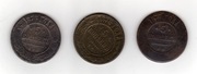 ROSJA  3x 5 kopiejek 1875, 1876, 1873