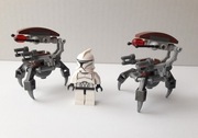 Lego Star Wars sw0442 Clone Trooper + 2x sw0441 Droideka