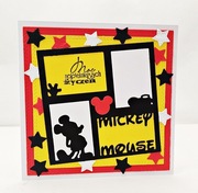 Kartka urodzinowa MYSZKA MICKEY Kartka na urodziny ręcznie robiona