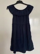 Sukienka granatowa falbanka 140 Reserved