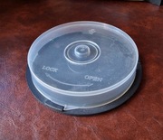 Pudełko na 15 płyt CV kompaktowych, przezroczyste