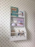 Półka na książki / biblioteczka wisząca / regał ścienny z szufladkami